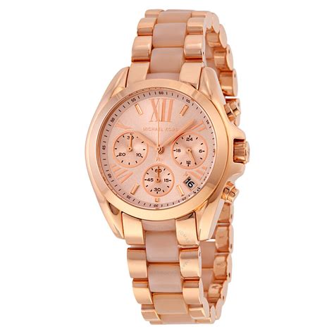 michael kors rose gold women's watch|rose gold watches ladies watch.